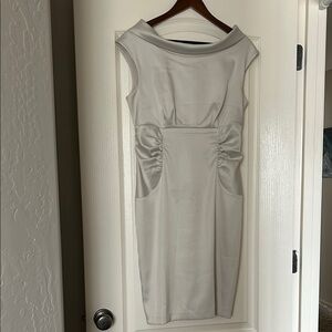 London Times Off White Dress